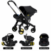 3-in-1 Baby Stroller – Car Seat, Carrier & Stroller - Khaki