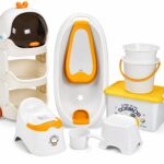 Complete Baby Bath Set with Storage & Accessories