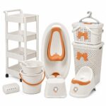 Complete Baby Bath & Care Set with Storage Organizer